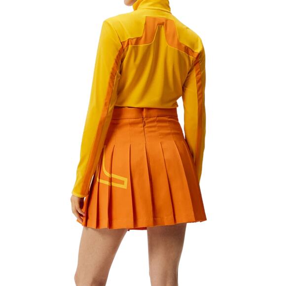 J.Lindeberg Naomi Golf Skirt | Russet Orange | XS | NWT | Stretch Skort - Picture 10 of 10